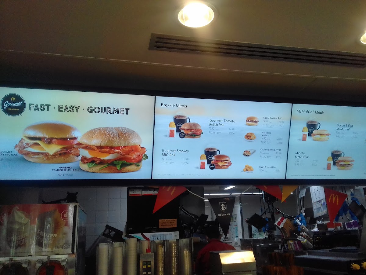 Menu Mcdonald's Tuart Hill-2